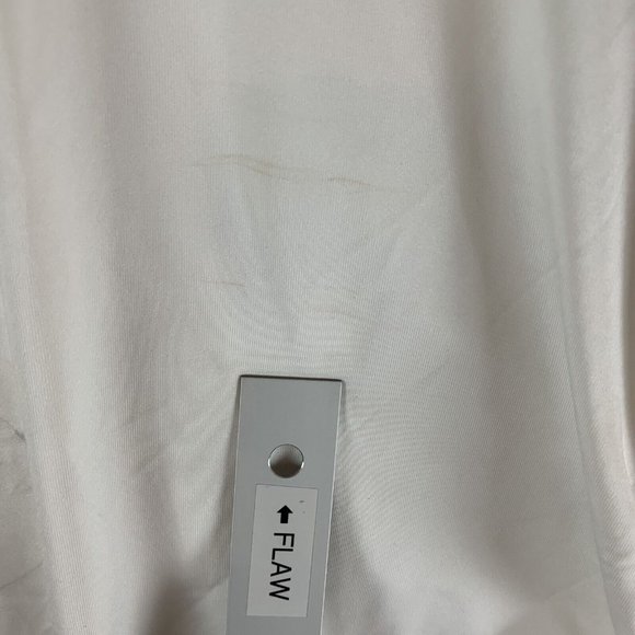 Lucky In Love Tennis Tank Top Girls Small White Semi-Fitted V-Neck Pullover 7081 - Picture 8 of 9